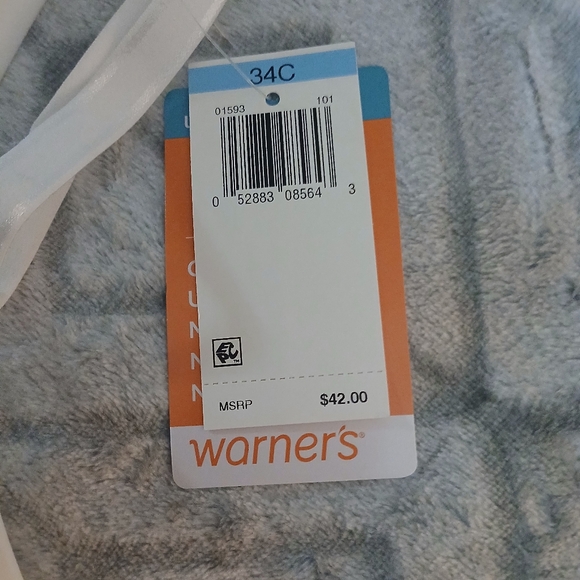 Warner's Bra NWT size 34 C white - Picture 4 of 4